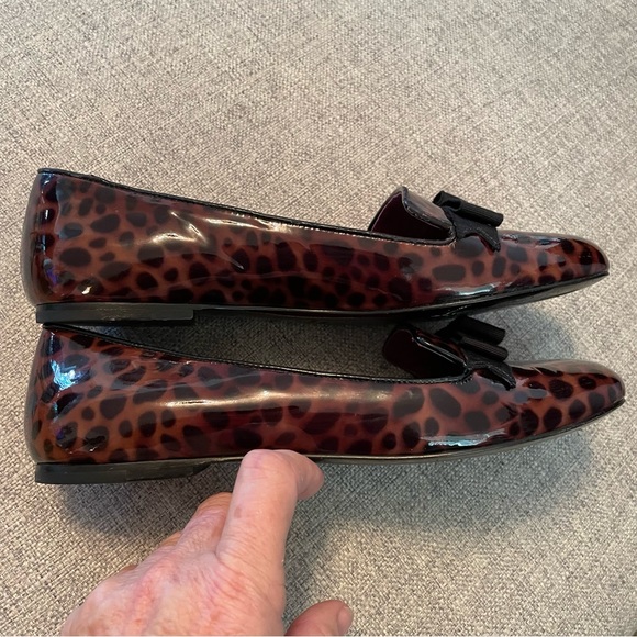 MARC BY MARC JACOBS Leopard 🐆 Patent Leather FLATS! Great condition 7.5 - Picture 5 of 14